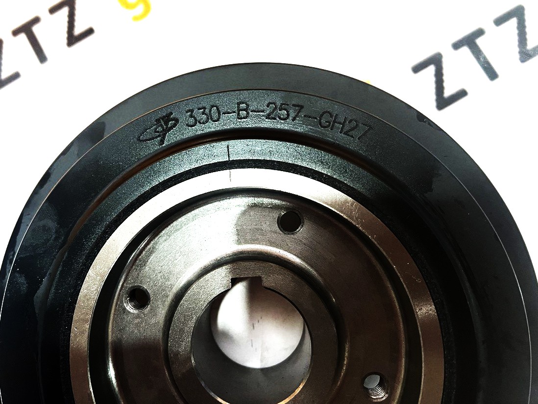 Шкив (демпфер) коленвала YC6108 3